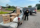 Idoso é preso  com mais de 500 pacotes de cigarros contrabandeados