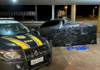 PRF apreende caminhonete com mais de 1 tonelada de maconha