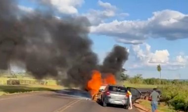 Acidente mata 1 pessoa e deixa 3 feridas na MS-384