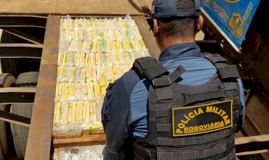 Polícia apreende carga de pasta base de cocaína avaliada em R$ 4,1 mi 