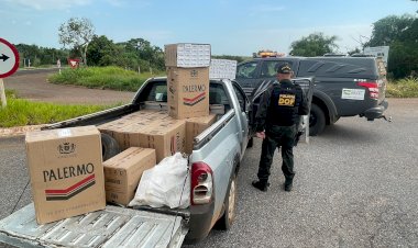 Idoso é preso  com mais de 500 pacotes de cigarros contrabandeados
