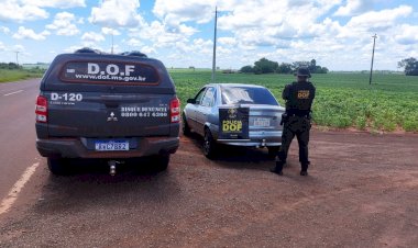 Veículo roubado há mais de 12 anos no Paraná é recuperado em rodovia de MS