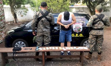 Colombiano é flagrado fazendo ‘arrastão’ em veículos em Pedro Juan