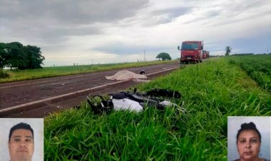Acidente entre moto e carreta mata casal paranaense em rodovia de MS