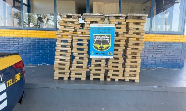 Catarinenses são presas pela PMR com 350 quilos de maconha