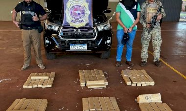 Homem é detido pela Senad com quase 100 quilos de maconha e arma de fogo