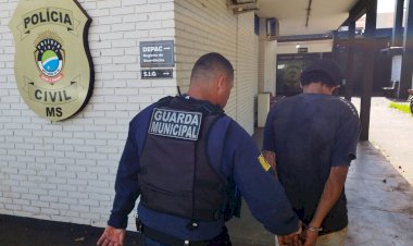 Homem é preso após furtar micro-ondas e bicicleta em MS