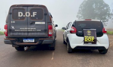 Paraguaio é preso pelo DOF com carro roubado em São Paulo