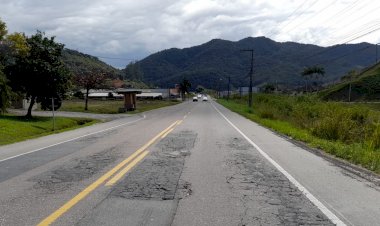 Obras de recuperação na SC-108 entre Brusque e Gaspar começam em setembro