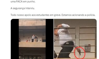 Vídeo mostra briga entre professor e estudante da Unicamp; aluno diz que foi agredido e ameaçado com faca