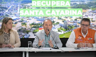 Governo de SC anuncia 18 medidas sociais e econômicas para auxiliar famílias e empreendedores após enchentes