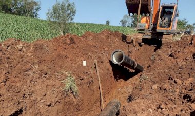 Nova adutora de São Miguel do Oeste opera em ritmo de obras acelerado