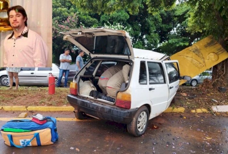 Empresário morre ao bater carro contra estrutura de concreto