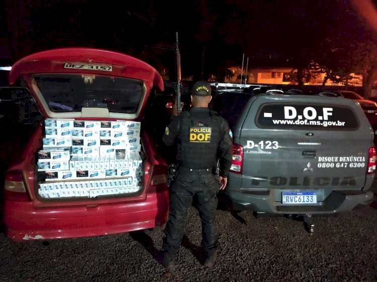DOF apreende R$ 55 mil em pacotes de cigarros contrabandeados 