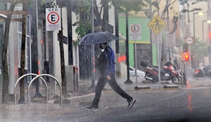 Previsão é de chuva para esta segunda-feira em MS