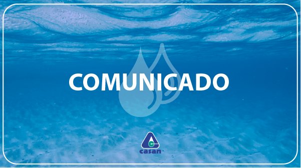Casan informa interrupção no abastecimento em Passo de Torres